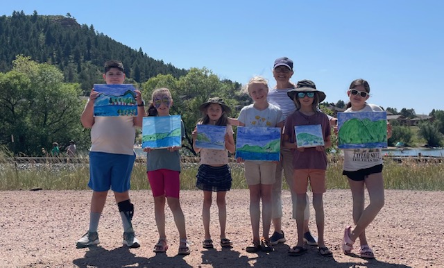 Children's "Paint the Lake" Palmer Lake Plein Air Event