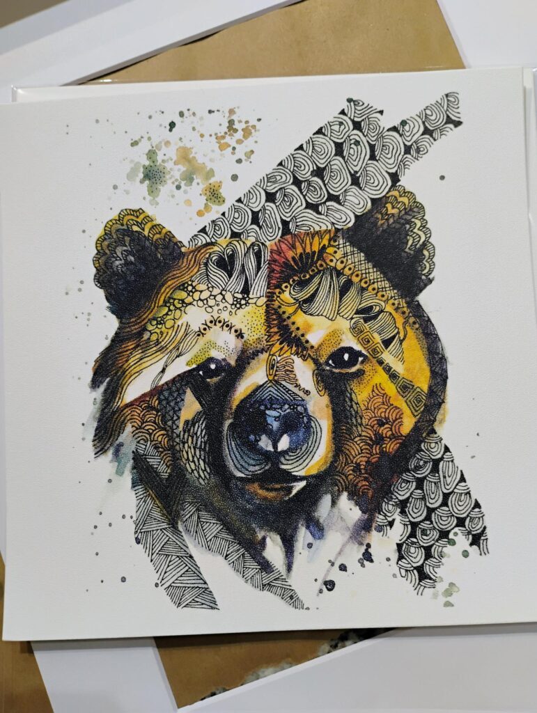 inked Bear 8x8