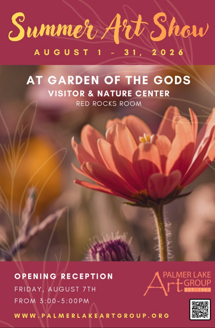 Summer 2026 Art Exhibit at the Garden of the Gods - Registration extended to July 19th!