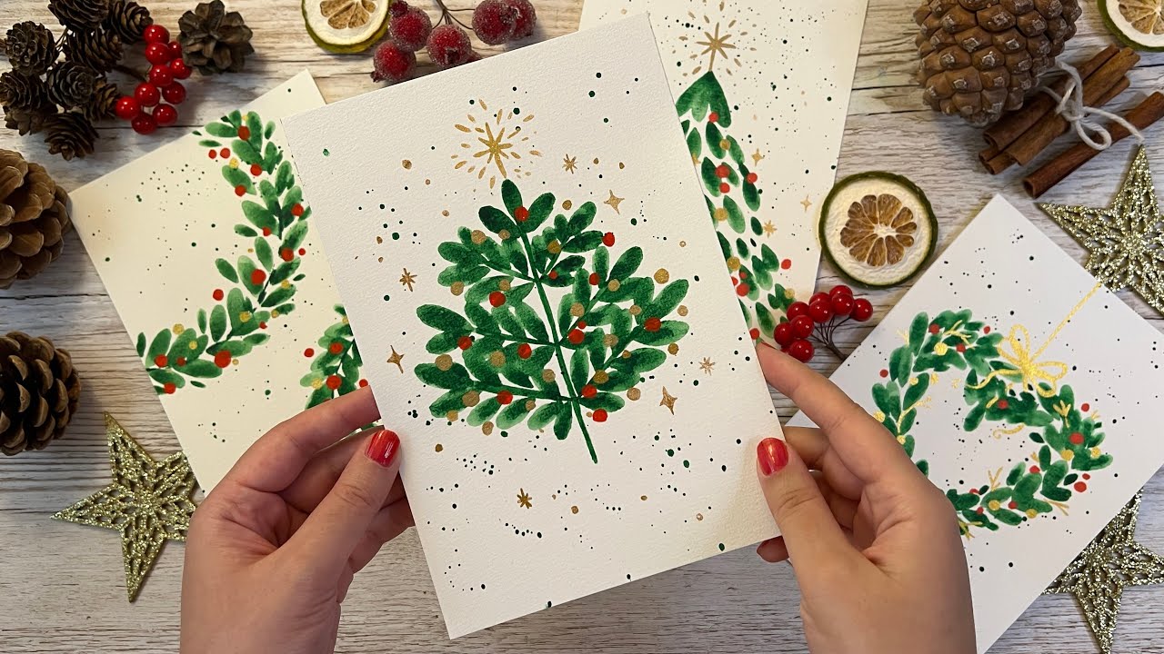 Member Art Program - Creating Holiday Cards with Rita, Betty and Pat