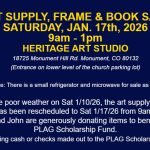 Art Supply and Book Sale to Benefit Scholarship Fund